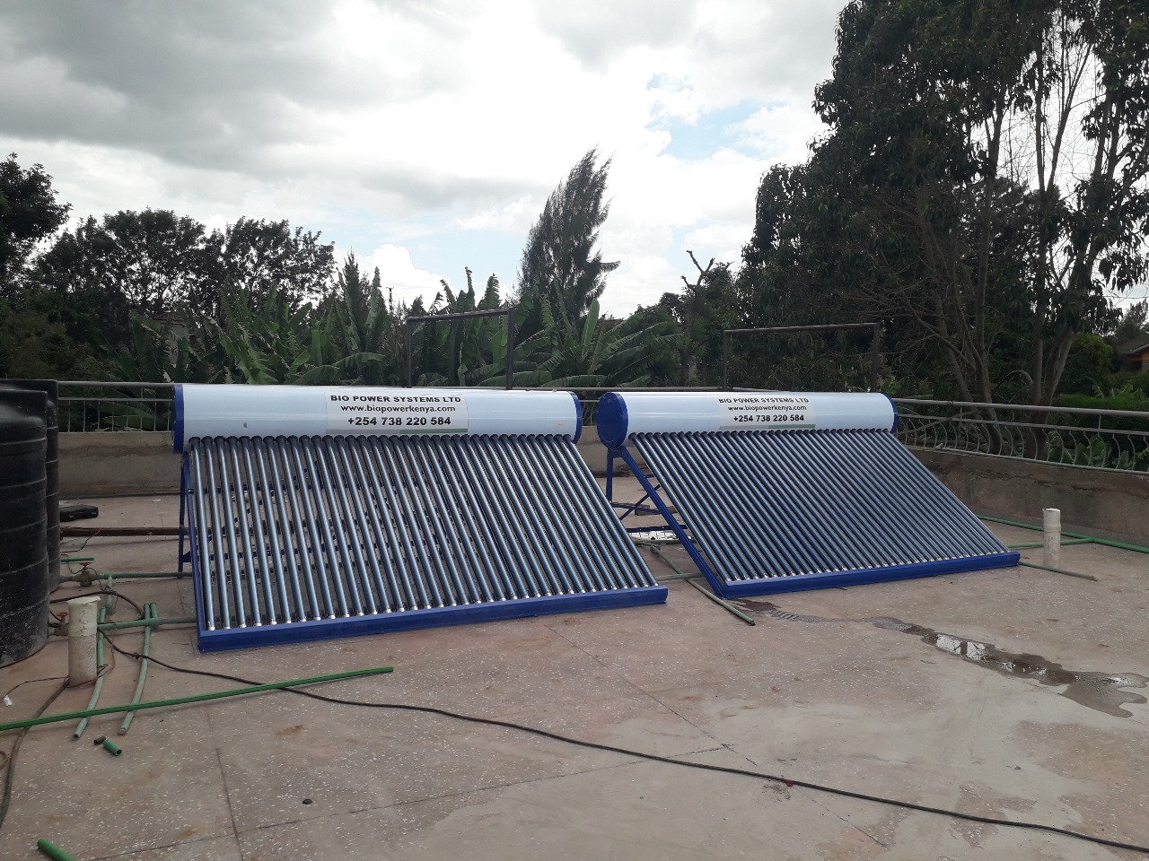 Solar power installation